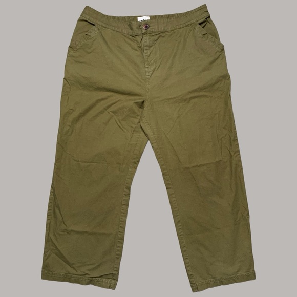 Pact Pants - Pact Olive Green Women's Pants